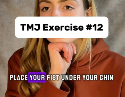 Best Exercises for TMJ Disorder: Isometric Jaw Abduction